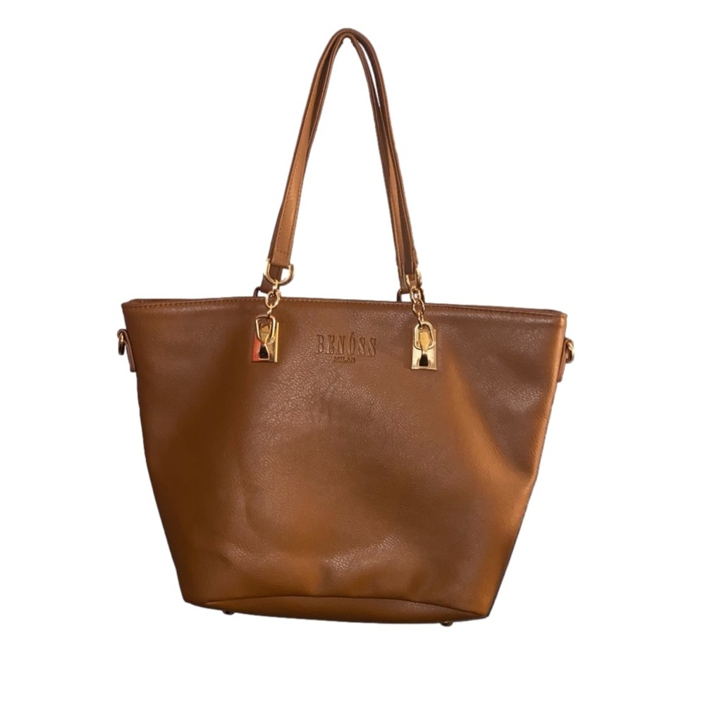 BENOSS Milan brown tote bag
